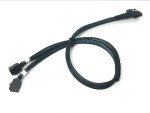 MCIO x8 74 Pin (NVMe) to 2 X Mini SAS SFF-8643 Cable - 50 CM, High-Speed Data Transfer Cable for NVMe Storage Solutions
