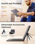 CHUWI 2025 Hi10 X1 Windows 11 Tablet 10.1'', Intel N150(Up to 3.6GHz), 8GB LPDDR5 256GB SSD, Windows Tablet PC, 8MP+5MP Cameras, WiFi 6, BT 5.2, HDMI, USB 3.2, Type C, Full HD, with Case