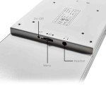 VSDISPLAY 14.5 Inch White LCD Monitor 2560x720 2K Resolution USB-C Stretched Bar Display for Computer PC Case GPU CPU Secondary Screen
