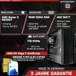 High-Performance Office PC Set with Ryzen 5
