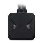 IOGEAR 2-Port 4K USB HDMI Cable KVM Switch with Remote - 4096x2160 @60Hz 2560x1440 @144Hz - USB Hub Peripheral Sharing – 2 Computers Share 1 Keyboard Mouse and Monitor - Attached Cables – GCS92HU