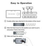 eppfun USB 3.0 Switch Selector 4 Port 2 Computers Peripheral Switcher Adapter Hub for Keyboard Mouse Printer Scanner