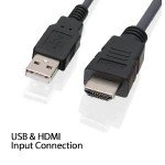 IOGEAR 2-Port 4K USB HDMI Cable KVM Switch with Remote - 4096x2160 @60Hz 2560x1440 @144Hz - USB Hub Peripheral Sharing – 2 Computers Share 1 Keyboard Mouse and Monitor - Attached Cables – GCS92HU