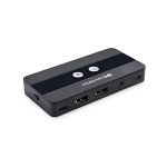 Cable Matters USB 2.0 Switch Hub USB Sharing Switch for 2 Computers and 4 USB-A Peripherals - Button or Wireless Remote Control Swapping
