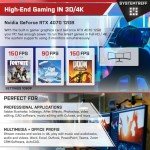 SYSTEMTREFF Gaming PC: AMD Ryzen 5, RTX 4070