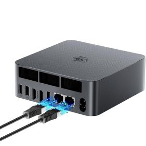 Beelink EQR5 Mini Pc,AMD Ryzen 7 5825U(8C/16T,up to 4.5GHz),Mini Computer with 32GB DDR4 RAM/500GB M.2 PCle3.0 SSD,Micro Pc Support 4K FPS,WiFi6/BT5.2/USB3.0/Home/Office/Game