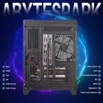 Gaming PC Desktop Computer,Intel Core i5 Desktop,Operating at A Frequency of 3.2-3.6 GHz,RX550 Graphics Card with 4GB GDDR5 Video Memory,16GB RAM, 512GB NVME SSD,WiFi 5.0,RGB Fan x4