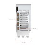 GIGABYTE GeForce RTX 5070 Ti AERO OC 16G Graphics Card, 16GB 256-bit GDDR7, PCIe 5.0, WINDFORCE Cooling System, GV-N507TAERO OC-16GD Video Card