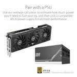 ASUS The SFF-Ready Prime GeForce RTX™ 4070 Ti Super OC Edition 16GB GDDR6X Graphics Card (PCIe® 4.0, 16GB GDDR6X, DLSS 3, HDMI 2.1a, DisplayPort™ 1.4a)