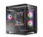 Gaming PC Desktop Computer,Intel Core i5 Desktop,Operating at A Frequency of 3.2-3.6 GHz,RX550 Graphics Card with 4GB GDDR5 Video Memory,16GB RAM, 512GB NVME SSD,WiFi 5.0,RGB Fan x4