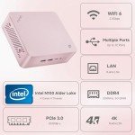NIMO Mini PC Desktop, 16GB RAM 1TB SSD 12th Gen N100(Beat i3 1115G4) Mini Desktop Computers with USB3.2 BT5.2 WiFi 6, 4K Triple-Monitor Display Micro Computer for Student Home Office Win 11