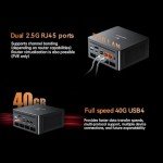 MINISFORUM UM890 Pro Mini PC, AMD Ryzen 9 8945HS (up to 5.2GHz) Mini Computers, 32GB DDR5 5600MHz RAM&1TB PCIe 4.0 SSD, Mini Desktop Quad Display HDMI/DP1.4/USB-C, AMD Radeon 780M/Dual LAN 2.5G