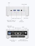 MINISFORUM Venus Series NAB9 Mini PC 12TH Gen Core i9-12900HK(14C/20T,up to 5.0GHz) 32GB DDR4 512G PCIe4.0 SSD Micro PC, Dual 2.5G LAN Ports, 2xHDMI/2xUSB-C/4xUSB3.2 Mini Tower Computer