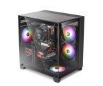 Gaming PC Desktop Computer,Intel Core i5 Desktop,Operating at A Frequency of 3.2-3.6 GHz,RX550 Graphics Card with 4GB GDDR5 Video Memory,16GB RAM, 512GB NVME SSD,WiFi 5.0,RGB Fan x4