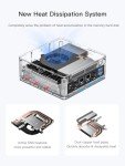 MINISFORUM Venus Series NAB9 Mini PC 12TH Gen Core i9-12900HK(14C/20T,up to 5.0GHz) 32GB DDR4 512G PCIe4.0 SSD Micro PC, Dual 2.5G LAN Ports, 2xHDMI/2xUSB-C/4xUSB3.2 Mini Tower Computer