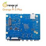 Orange Pi 5 Plus 16GB with 256GB eMMC RK3588 8 Core 64 Bit Single Board Computer, 2.4GHz Frequency WiFi Bluetooth Run Orange Pi OS, Android, Debian,Ubuntu (5 Plus 16G+WiFi R6+256G eMMC+Supply+Case)