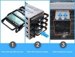 Rosewill 4U Server Chassis 11 Bay Server Case 8X 3.5 + 3X 5.25 HDD, ATX, Rackmount Server Case, Include Front 2X 120mm Fans Rear 2X 80mm Fans Metal Rack Mount Computer Case 21" Deep, RSV-R4000U