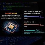 Orange Pi 5 Plus 16GB with 256GB eMMC RK3588 8 Core 64 Bit Single Board Computer, 2.4GHz Frequency WiFi Bluetooth Run Orange Pi OS, Android, Debian,Ubuntu (5 Plus 16G+WiFi R6+256G eMMC+Supply+Case)