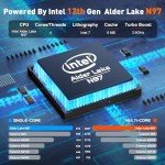 AOC 15.6" Laptop for Students and Business, 2025 Laptop Computer with Intel N97 Processor(Up to 3.6GHz), 16GB RAM, 512GB ROM, HD IPS Display Windows 11 Laptop, Webcam, Metal Shell, Light&Thin, Type-C