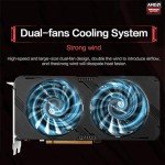 Mllse RX 5700 XT Graphics Card, Radeon RX 5700 XT 8GB GDDR6 2560SP 256bit PCI-e 4.0 x16 GPU Computer Video Card, HDMI/DisplayPort*3 Interface, 2K 4K Game Card for Desktop PC (RX 5700 XT)