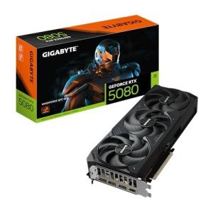 Gigabyte GeForce RTX 5080 WINDFORCE OC SFF 16G Graphics Card - 16GB GDDR7, 256bit, PCI-E 5.0, 2670MHz Core Clock, 3 x DP 2.1a, 1 x HDMI 2.1b, GV-N5080WF3OC-16GD