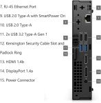 Dell OptiPlex 7020 MFF Micro Form Factor Desktop Computer - 14th Gen Intel Core i5-14500T 14-Core up to 4.8 GHz, 16GB RAM, 256GB NVMe SSD, Intel UHD Graphics 770, Wi-Fi, HDMI, DP, Windows 11 Pro