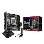 ASUS ROG Strix X870-I Gaming WiFi AMD X870 AM5 DDR5 8400 HDMI 2xUSB4 2X M2 USB3.2 WiFi 7 + BT Aura RGB 2.5Gbit LAN Mini ITX 10+2+1 Power Stages, Dual USB4, ROG Strix HIVE II Motherboard