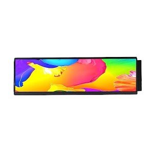 VSDISPLAY 12.6 Inch IPS LCD Screen Monitor 1920x515 Display with Cable Kit,Fit for DIY Y60 PC Case CPU GPU Secondary Monitor Panel