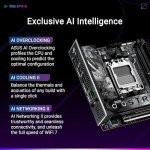 ASUS ROG Strix X870-I Gaming WiFi AMD X870 AM5 DDR5 8400 HDMI 2xUSB4 2X M2 USB3.2 WiFi 7 + BT Aura RGB 2.5Gbit LAN Mini ITX 10+2+1 Power Stages, Dual USB4, ROG Strix HIVE II Motherboard