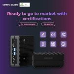 Seeed studio NVIDIA Jetson Nano Edge AI Device - reComputer J1010 Kit, Aluminium Case, Pre-Installed Jetpack System. Mini PC with 0.5 TFLOPs (FP16), Power Supply NOT Included