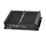 KINGDEL Fanless Industrial Computer, Mini PC, core i7 8th Gen. CPU, 16GB RAM 512GB NVMe SSD, 4K: 4096 x 2304, HD Port, VGA, 2xCOM RS232, Metal Case, Win 11 Pro