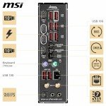MSI MEG Z890 Unify-X Motherboard, ATX - Supports Intel Core Ultra Processors (Series 2), LGA 1851-110A SPS, DDR5 Memory (9600+ MT/s OC), PCIe 5.0 & 4.0 x16, M.2 Gen5, Thunderbolt 4, Wi-Fi 7, 5G LAN