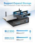 Fanless Mini Industrial PC with Core i3