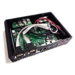 KINGDEL Fanless Industrial Computer, Mini PC, core i7 8th Gen. CPU, 16GB RAM 512GB NVMe SSD, 4K: 4096 x 2304, HD Port, VGA, 2xCOM RS232, Metal Case, Win 11 Pro