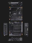 MINISFORUM BD795i SE Barebone AMD Ryzen 9 7945HX ATX Motherboard, 16 C/32 T,Up to 5.4 GHz,Dual PCIe4.0 M.2 Support,PCIe 5.0 x16 Slot,DDR5,RJ45 2.5G, USB 3.2 Gen 2,8K Triple Output(HDMI/DP/USB-C)