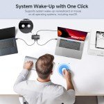 Cable Matters 10Gbps USB C Switch for 2 Computers, Data Only, Shares 2X USB-A and 2X USB-C Peripherals, No Video Support, No Host Charging, Does Not Support USBC Monitor