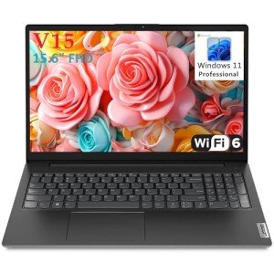 Lenovo 15.6" FHD Laptop Computer for Business and Student, Intel Dual Core Processor, 32GB DDR4 RAM, 1TB PCIe SSD, WiFi 6, Bluetooth 5.2, Type-C, HDMI, Numeric Keypad, Black, Windows 11 Pro, AZ-XUT