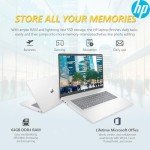 HP 2025 New 17 inch Laptop Computer • 64GB RAM • 2TB SSD • AMD Ryzen 5 Processor (6-Cores) • 10-Key Number Pad • Long Battery Life • w/WOWPC Recovery USB • Windows 11 Pro with Microsoft Office