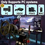 Nejoney USB Handbrake, PC Windows Gaming Peripherals for SIM Racing Games G25/G27/G29/T150/T300/T500 with Clamp (BLUE)