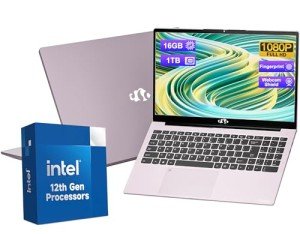 NIMO 15.6 Laptop, Student-Laptop 16GB RAM 1TB SSD 1080P FHD Laptop Intel 12th Gen Processor, Backlit Keyboard Fingerprint WiFi 6 BT5.2 Business-Laptop, 2 Years Warranty Windows 11 Laptop