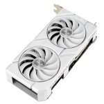 ASUS Dual GeForce RTX 4060 EVO White OC Edition 8GB GDDR6 Gaming Graphics Card White (Nvidia GeForce RTX4060 DLSS3, 246 AI Tops, PCIe 4.0, 1x HDMI 2.1a, 3X DisplayPort 1.4a,