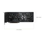 GIGABYTE GeForce RTX 5070 WINDFORCE OC SFF 12G Graphics Card, 12GB 192-bit GDDR7, PCIe 5.0, WINDFORCE Cooling System, GV-N5070WF3OC-12GD Video Card