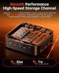 ACEMAGIC Mini PC K1 Ryzen 7 5700U(up to 4.3GHz) 32GB RAM 1TB SSD Win-11 Micro Gaming PC Triple 4K@60Hz Display/WiFi 6/BT5.2/Type-C/HDMI/Mini Computers Desktop for Light Gaming/Office Auto Power On