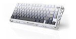GravaStar Computer Peripheral Devices, Mercury,K1 75% Wireless Mechanical Gaming Keyboard, Aluminum Alloy Exoskeleton Design, Gasket Custom Keyboard Hot-Swap Socket, Linear Switches, RGB Backlit