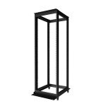 Sysracks Open Frame Server Rack 42U - Adjustable 19-inch Rackmount for Data Center, Network, and Home Server - 440lb Capacity, Vented - Ideal for IT Equipment, Servers, Networking Gear Relay