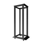Sysracks Open Frame Server Rack 42U - Adjustable 19-inch Rackmount for Data Center, Network, and Home Server - 440lb Capacity, Vented - Ideal for IT Equipment, Servers, Networking Gear Relay