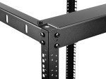 Rosewill 15U Open Frame Network Rack for Servers & AV Gear,Server Rack Floor Standing or Wall Mounted, AV Rack for 19" Networking, Servers and Audio 20 inches Depth