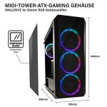 Greed MK2 Lite Gaming PC with Ryzen 5 4600G