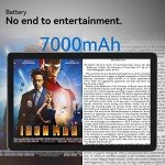2024 Tablet 10.1 Inch 2 in 1 Android Tablet with keyboard Octa-Core 8(4+4 Virtual)+128GB Storage 1TB Expandable, 13+8MP Camera, Latest Tablets PC with Case Mouse Stylus Support 5G WiFi, IPS FHD Screen
