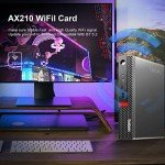 Lenovo ThinkCentre Mini PC M920q Tiny Micro Computer, Intel i5-8600T 32GB RAM New 1TB NVMe M.2 SSD+New 1TB SSD,AX210 Wi-Fi 6E BT HDMI Type-C DP, Win11 Pro Business Desktop (Renewed)